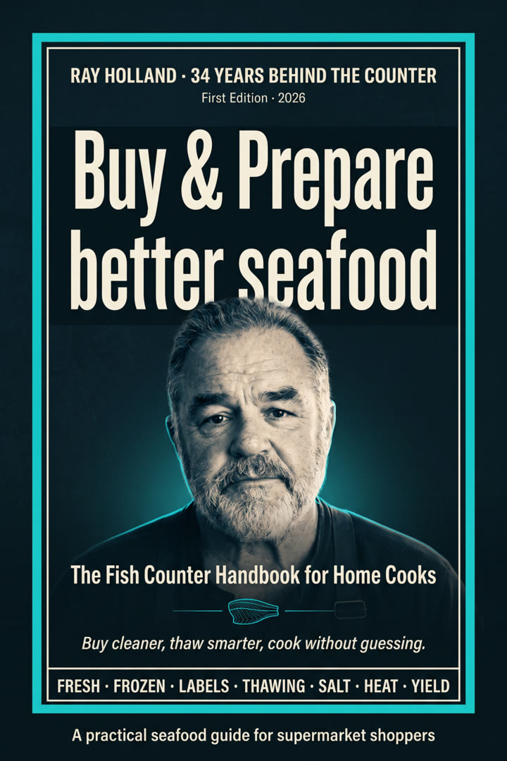 Buy & Prepare Better Seafood by Ray Holland, book cover